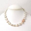 SW Collier Keshi 13-15 / 925 rosé vg eismatt Magnet Linse 47cm